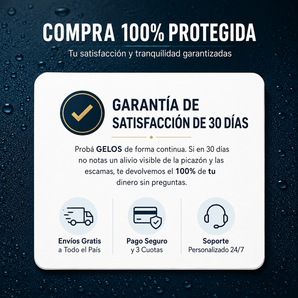 Gelos | Crema anticaspa y control dermatitis