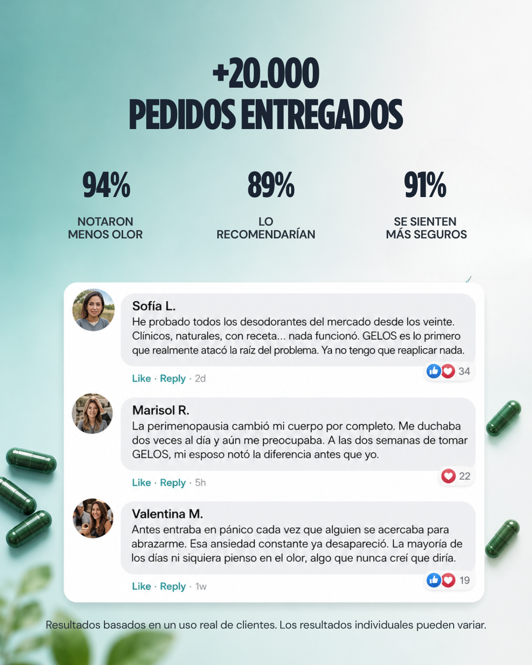 GELOS | El desodorante que se toma.